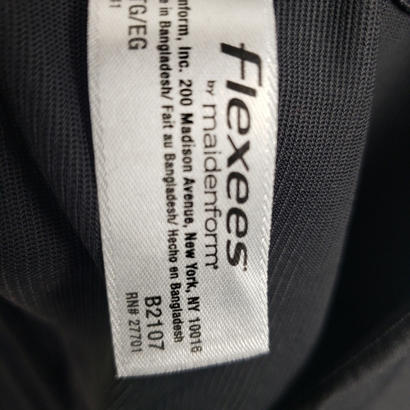 Flexees by Maidenform Black Shapewear Compression Abdominal Shorts Sz XL - Picture 5 of 7